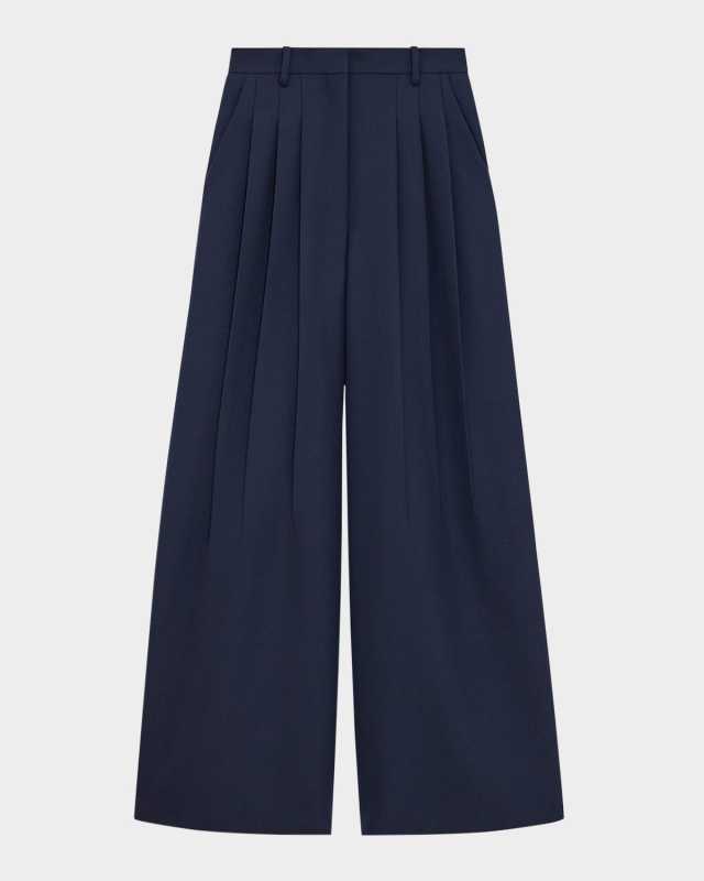Triple Pleat Pants